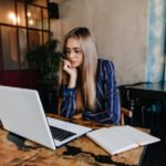 a freelancer at work